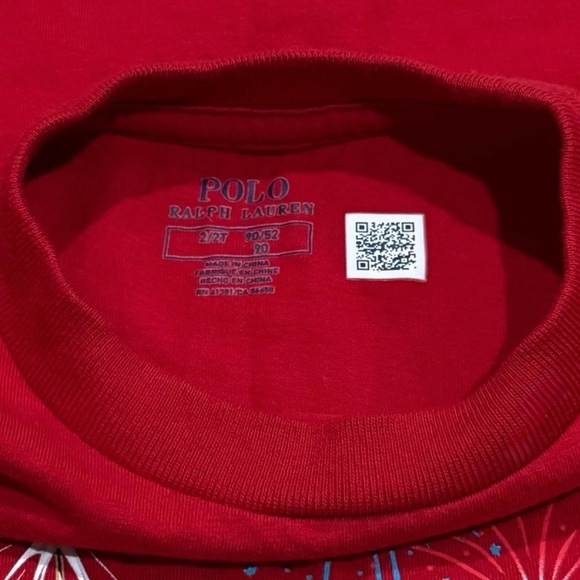 Polo Ralph Lauren Fourth of July Big Boys Big Pony Logo Jersey T-Shirt Size 2T - Picture 5 of 7